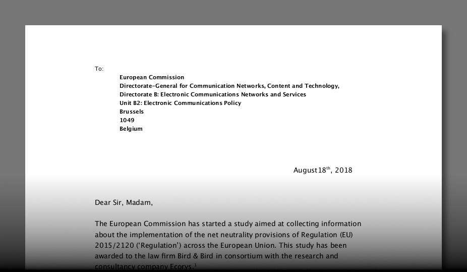 Unser Offener Brief an die Europäische Kommission, der den Interessenskonflikt von Bird & Bird erläutert